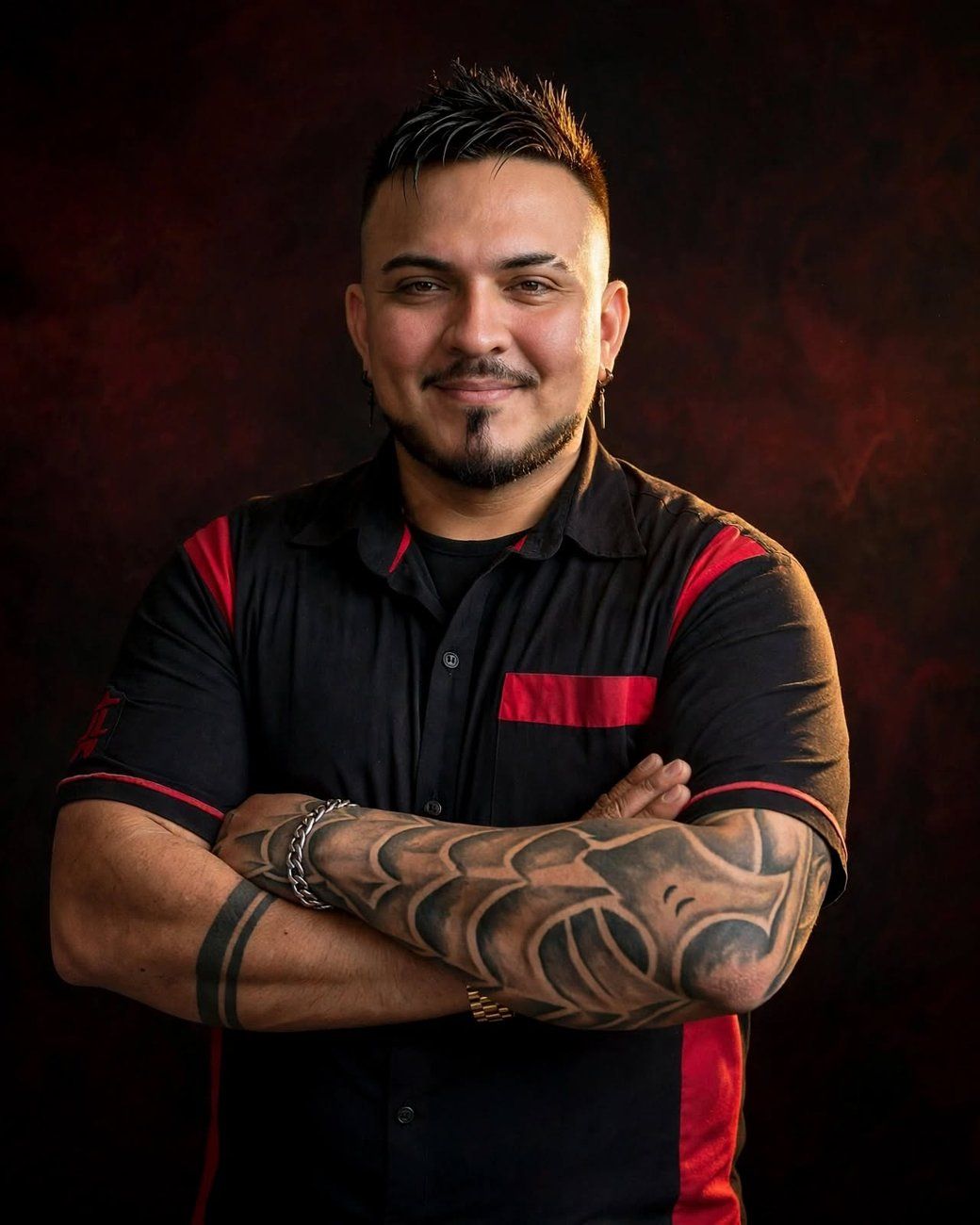 Retrato de Huberth Martínez, técnico en mototrónica y capacitador internacional